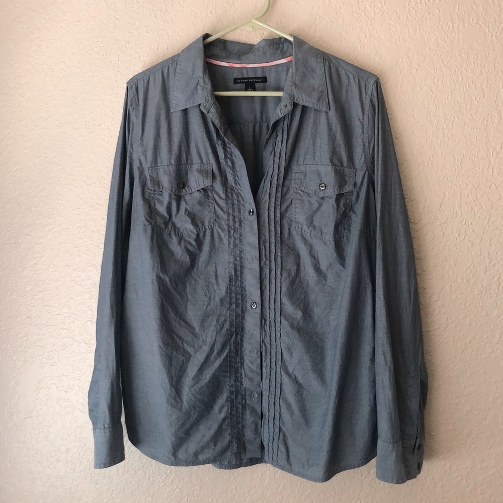 Banana Republic Chambray Top